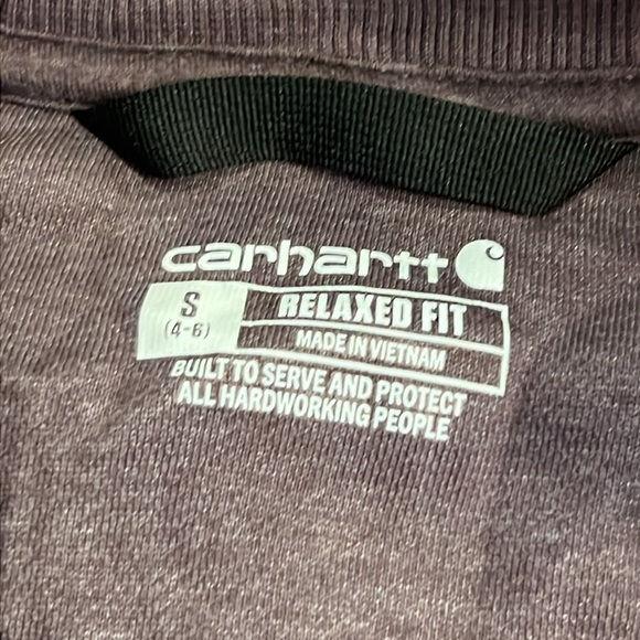 ⭐️ Carhartt Relaxed Fit Midweight Half-Zip Sweatshirt Small - Picture 5 of 8